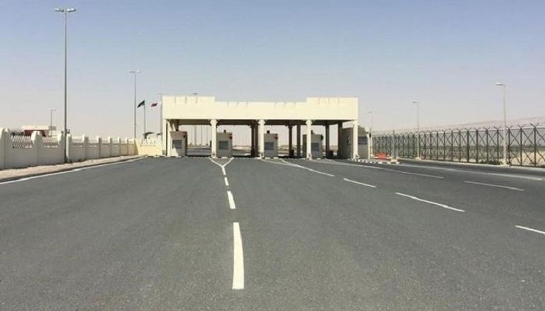 معبر حدودي مؤد للسعودية في قطر- رويترز