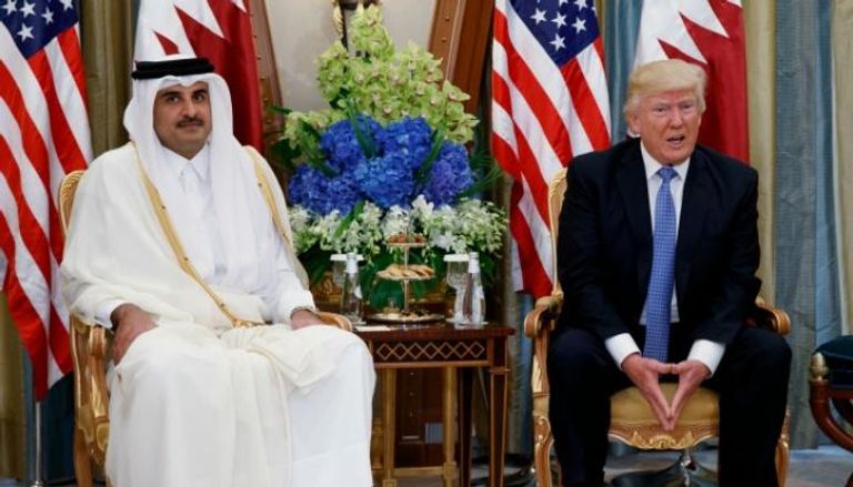 ترامب أدان قطر لدعمها الجماعات الإرهابية