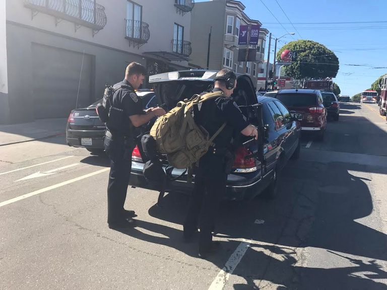 الشرطة الأمريكية في موقع الحادث