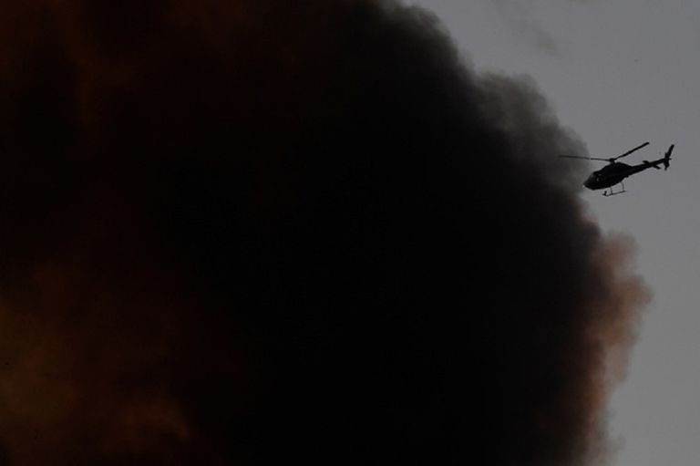 الحريق أتى على البرج بالكامل (الفرنسية)