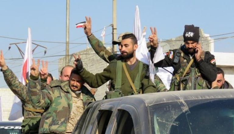 القوات السورية الحكومة في حلب (أرشيف الفرنسية)