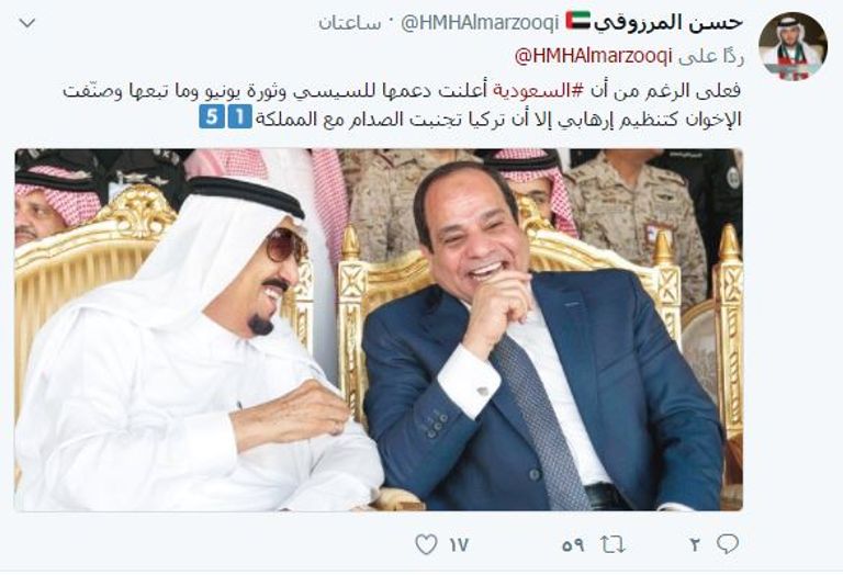 أبرز تغريدات حسن المرزوقى 