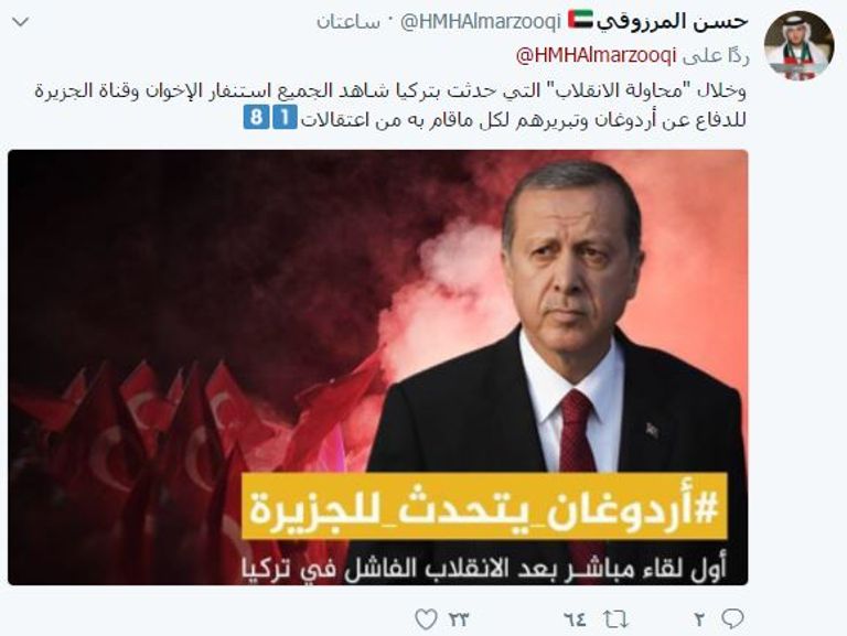 أبرز تغريدات حسن المرزوقى 