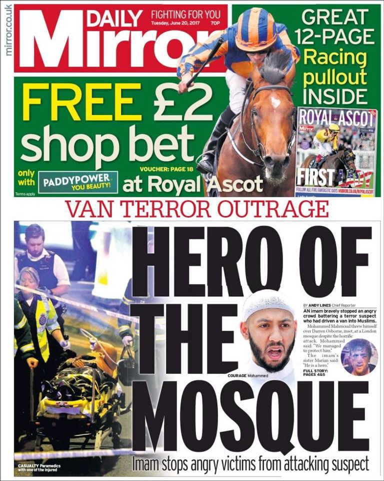 صحف وصفت الحادث بأنه هجوم على البريطانيين كلهم