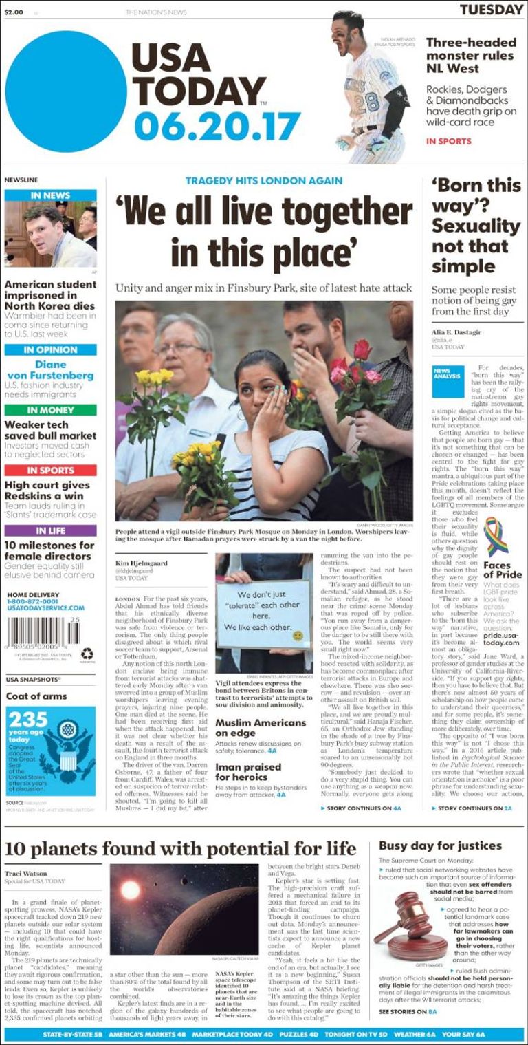 صحف وصفت الحادث بأنه هجوم على البريطانيين كلهم