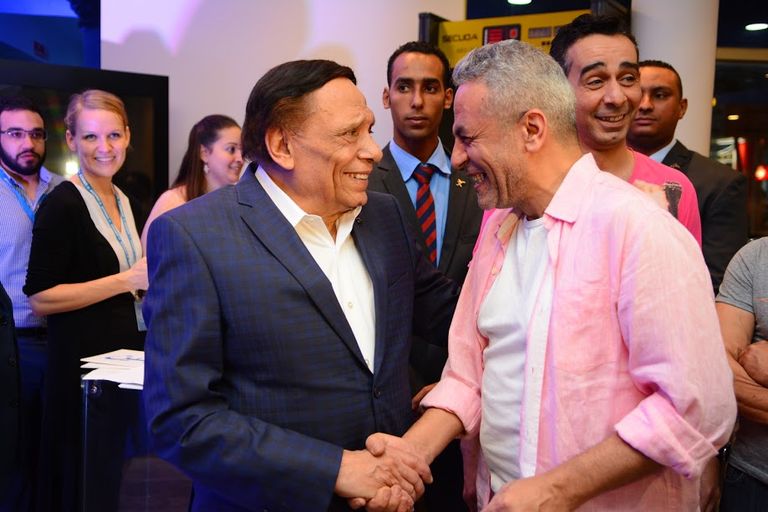 عادل إمام في احتفالية اليوم العالمي للاجئين