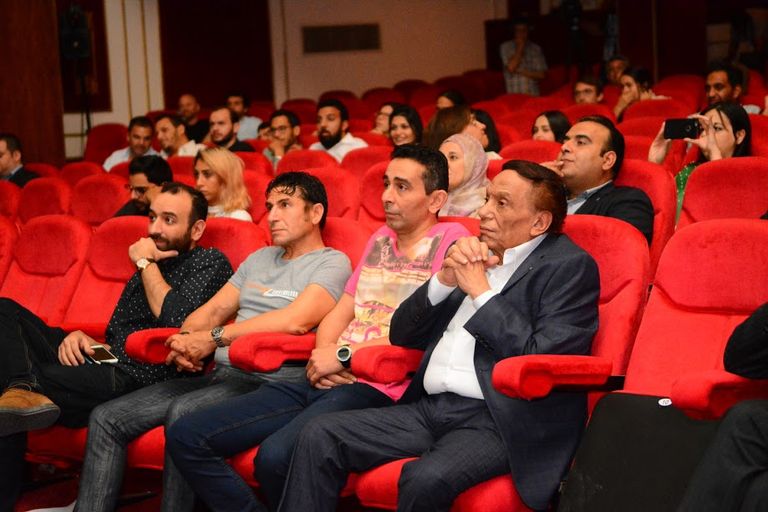 عادل إمام في احتفالية اليوم العالمي للاجئين