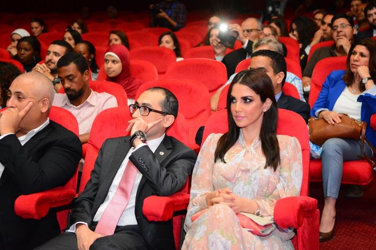 عادل إمام في احتفالية اليوم العالمي للاجئين