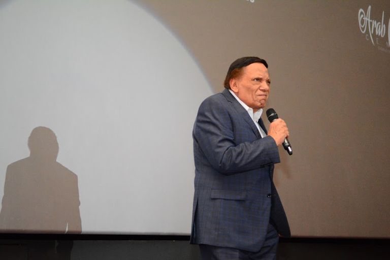 عادل إمام في احتفالية اليوم العالمي للاجئين