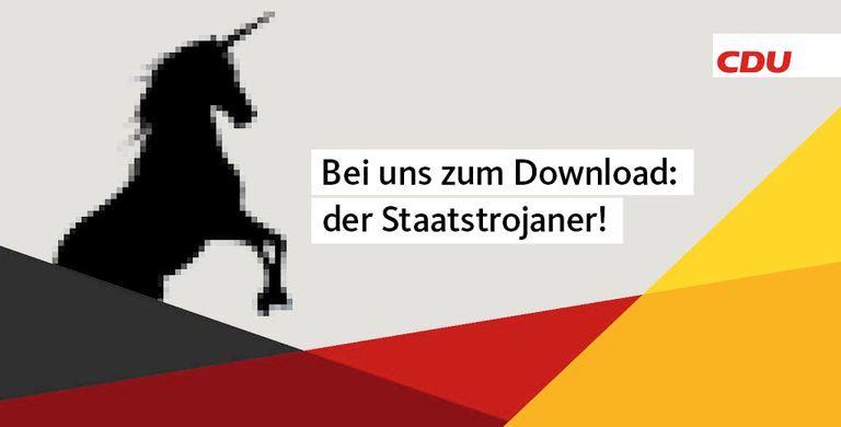 من الملصقات التي نشرها موقع حزب ميركل على تويتر