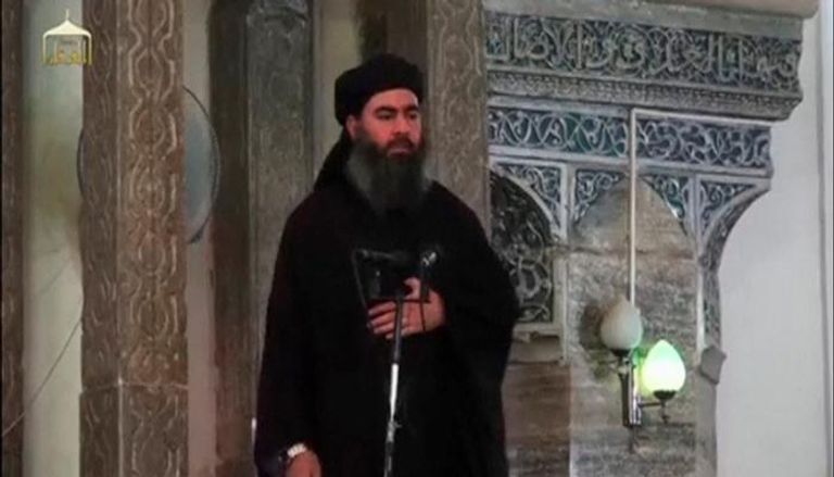 أبو بكر البغدادي زعيم تنظيم داعش الإرهابي