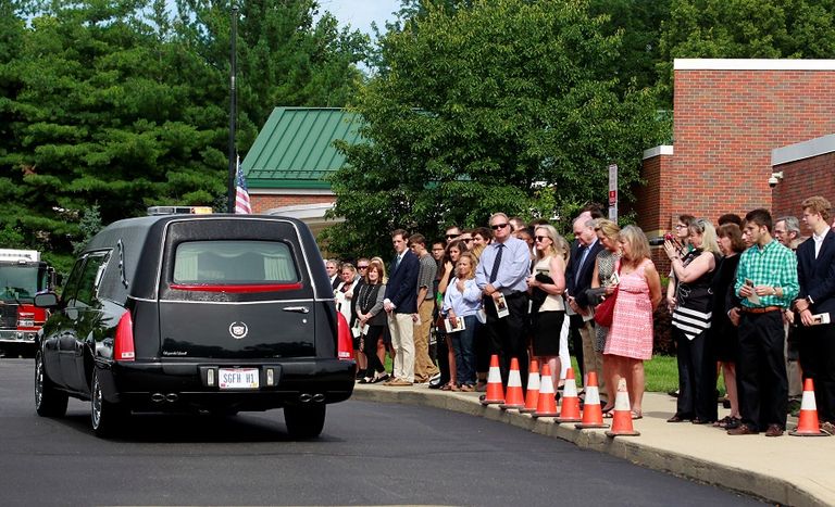 جنازة الطالب الأمريكي أوتو وارمبير