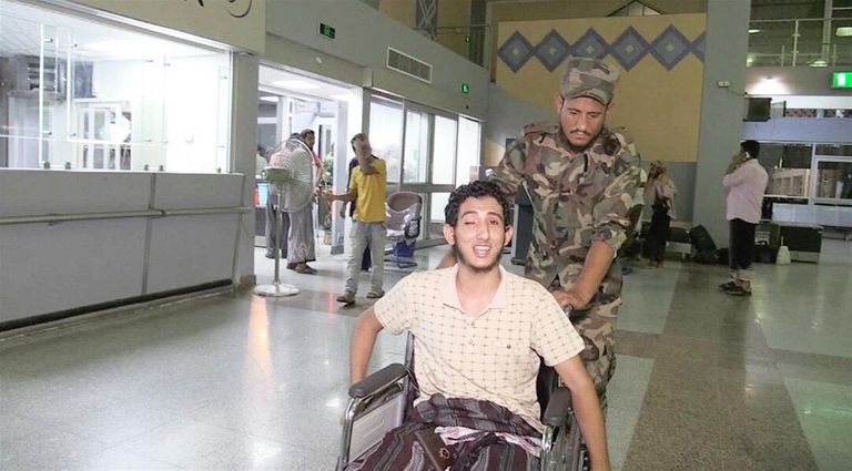 جرحى انتهاكات الحوثيين في اليمن