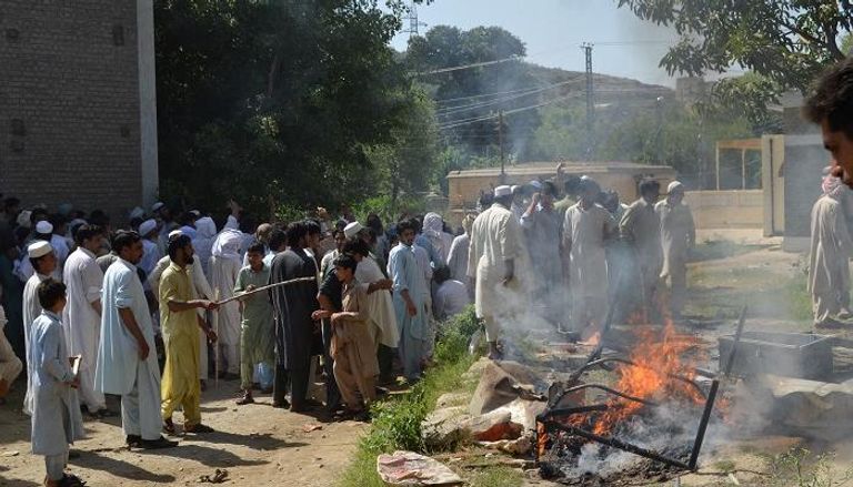 حريق في باكستان - أرشيفية