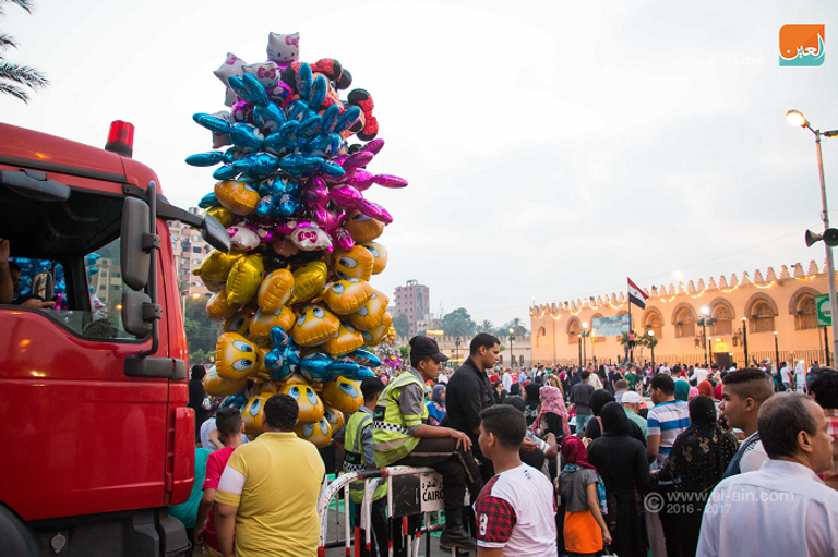 كاميرا "العين" ترصد فرحة المصريين بالعيد