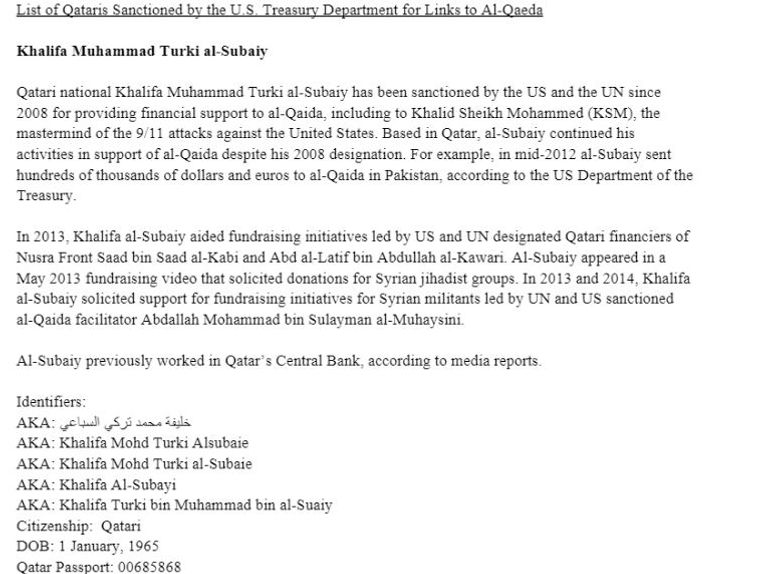 قطر تستضيف قيادات القاعدة