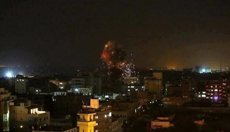 غزة تحت القصف الإسرائيلي