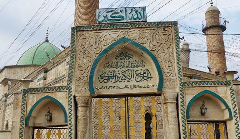 البغدادي على منبر جامع النوري