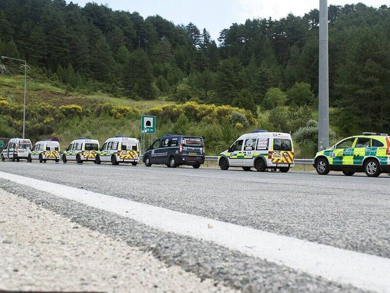 قافلة السيارات انطلقت إبريل الماضي