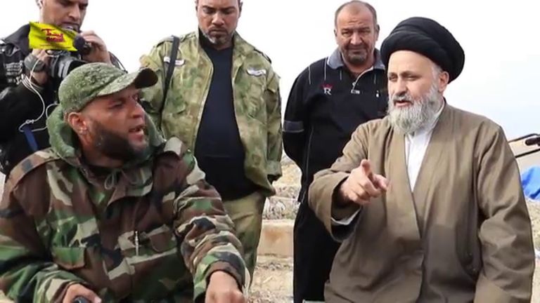 جبار العموري وسط مليشياته قاسم سليماني والبغدادي وجهان لعملة واحدة