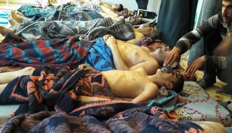 ضحايا هجوم خان شيخون الكيماوي - أرشيفية