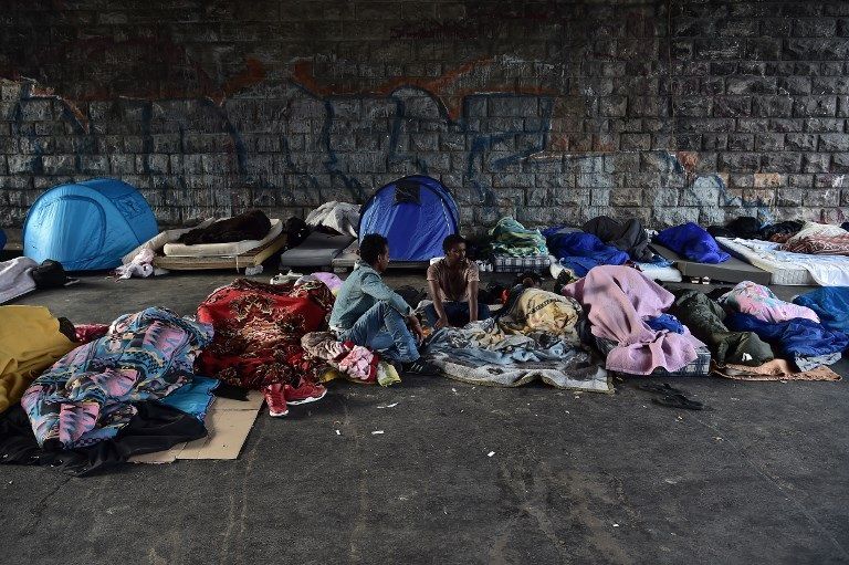 مركز إيواء المهاجرين واللاجئين في شمال باريس مركز إيواء المهاجرين واللاجئين في شمال باريس (الفرنسية)