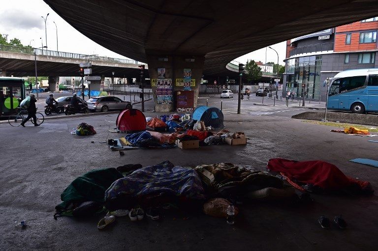 مركز إيواء المهاجرين واللاجئين في شمال باريس مركز إيواء المهاجرين واللاجئين في شمال باريس (الفرنسية)