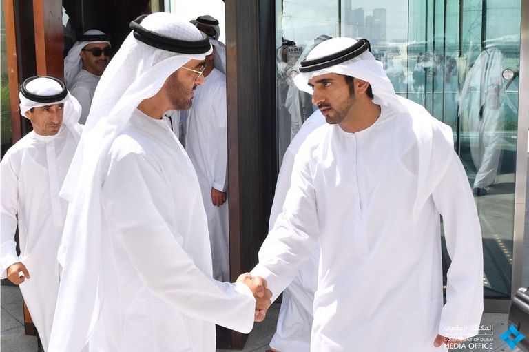 محمد بن راشد ومحمد بن زايد يبحثان شؤون الوطن والمواطنين
