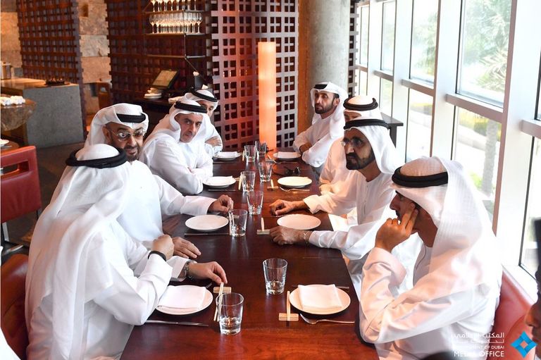 محمد بن راشد ومحمد بن زايد يبحثان شؤون الوطن والمواطنين