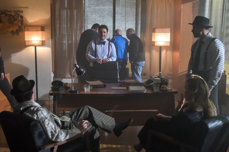 ملحم زين أثناء التصوير