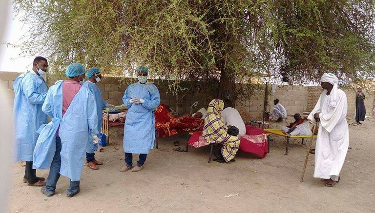 من أنشطة لجنة أطباء السودان المركزية لمكافحة الكوليرا