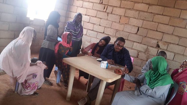 من أنشطة لجنة أطباء السودان المركزية لمكافحة الكوليرا