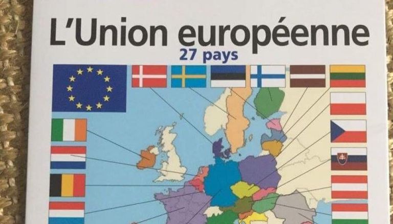 خريطة الاتحاد الأوروبي بدون بريطانيا 