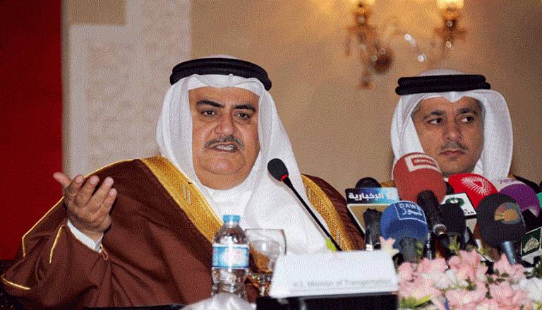 وزير الخارجية البحريني الشيخ خالد بن احمد آل خليفة