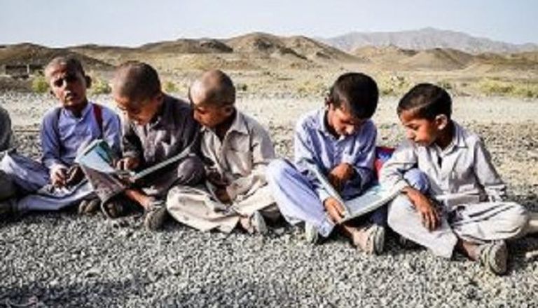 صورة لأطفال بلوتشستان في إيران