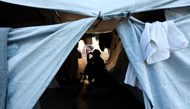 مخيم للاجئين بأوروبا (رويترز)