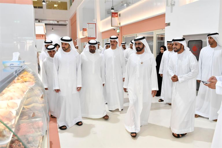 محمد بن راشد يتفقد