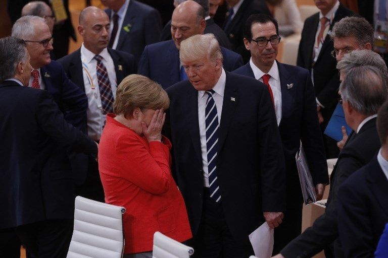 ترامب وميركل