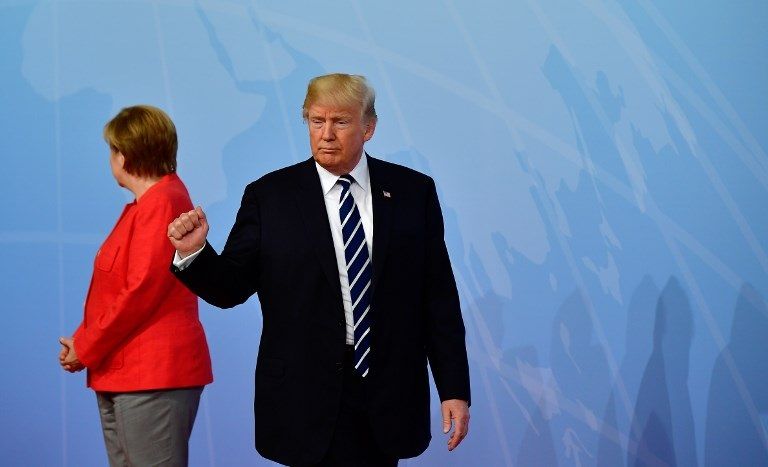 ترامب وميركل