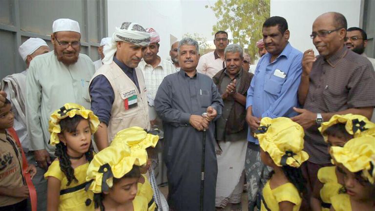 افتتاح مدرسة الريضة في اليمن