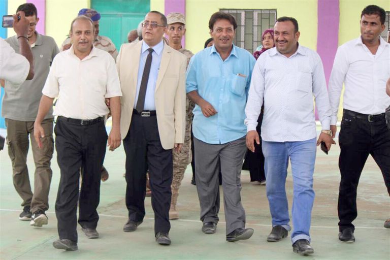 افتتاح عدة مشاريع تعليمية في لحج اليمنية