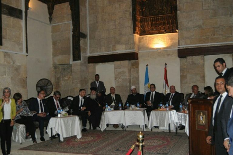 خلال افتتاح المباني الأثرية بعد ترميمها