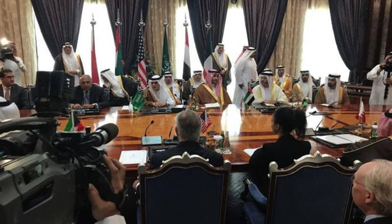 الاجتماع يأتي بعد توقيع اتفاقية أمريكية مع قطر لوقف تتمويل الإرهاب