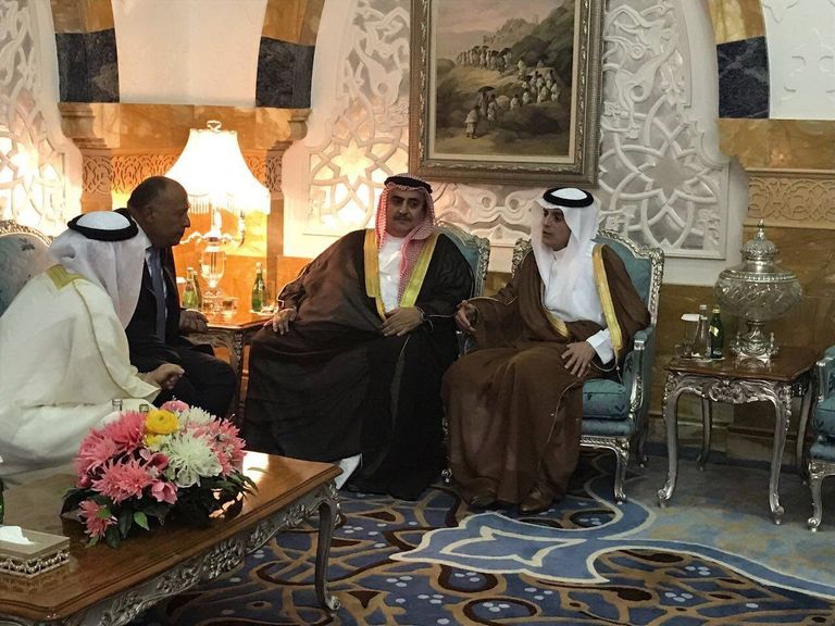 الاجتماع يأتي بعد توقيع اتفاقية أمريكية مع قطر لوقف تتمويل الإرهاب