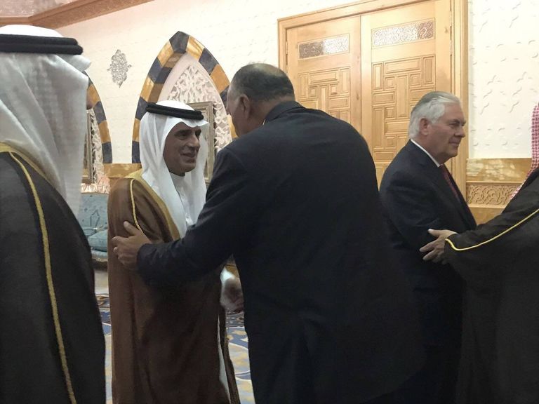 الاجتماع يأتي بعد توقيع اتفاقية أمريكية مع قطر لوقف تتمويل الإرهاب