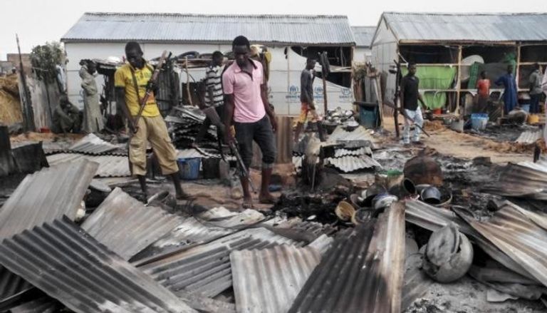 آثار تفجير انتحاري في نيجيريا - أرشيفية