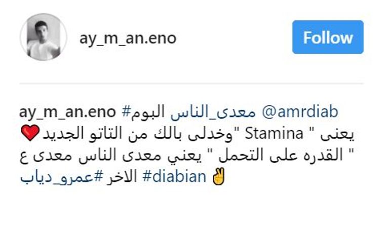 الفنان المصري عمرو دياب