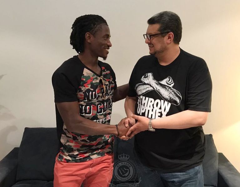 جيبور مع رئيس النصر