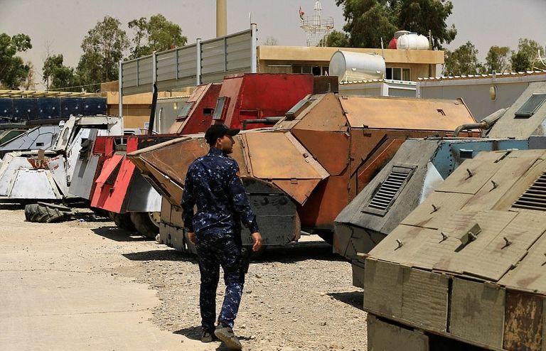 مصنع سيارات داعش المفخخة