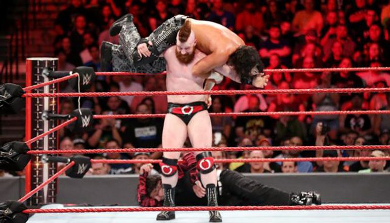 شيموس وسيزارو بعد الفوز